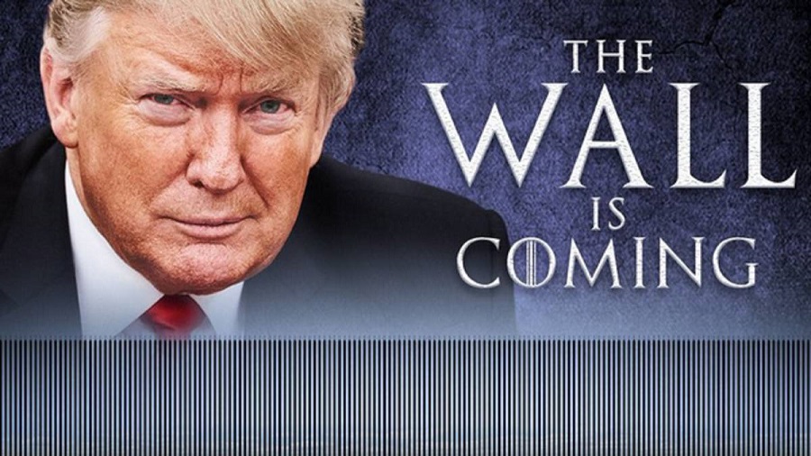 01 Donald Trump usa a Game of Thrones para anunciar su muro