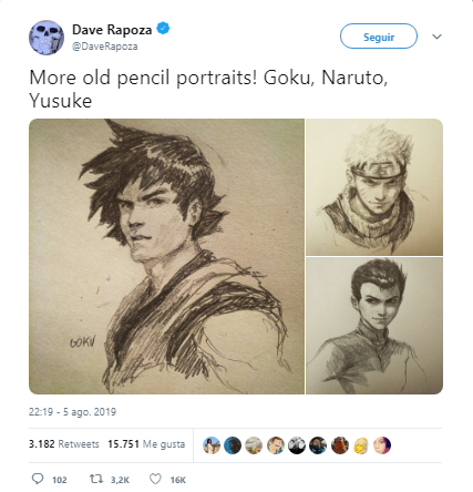 Artista de Marvel, Dave Rapoza, revela cómo se verían Goku, Naruto